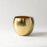 Hammered Metal Planters