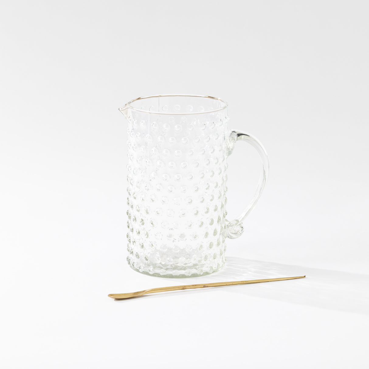 Hobnail Pitcher & Drinking Glasses