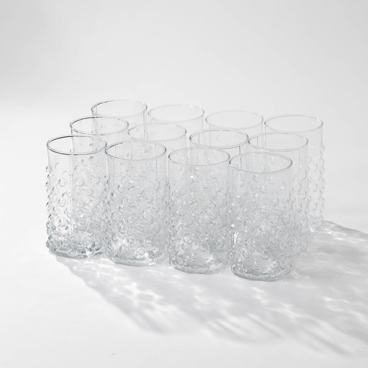 Hobnail Pitcher & Drinking Glasses