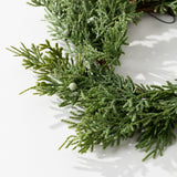 Faux Juniper Wreath Set