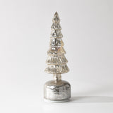 Silver Rotating LED Trees