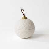 Quilted Porcelain Ornament Candle