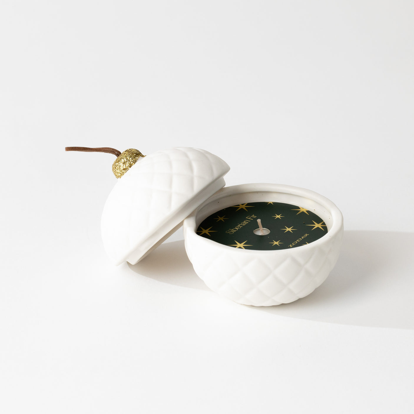Quilted Porcelain Ornament Candle