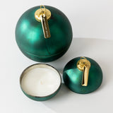 Green Ornament Ball Scented Candle