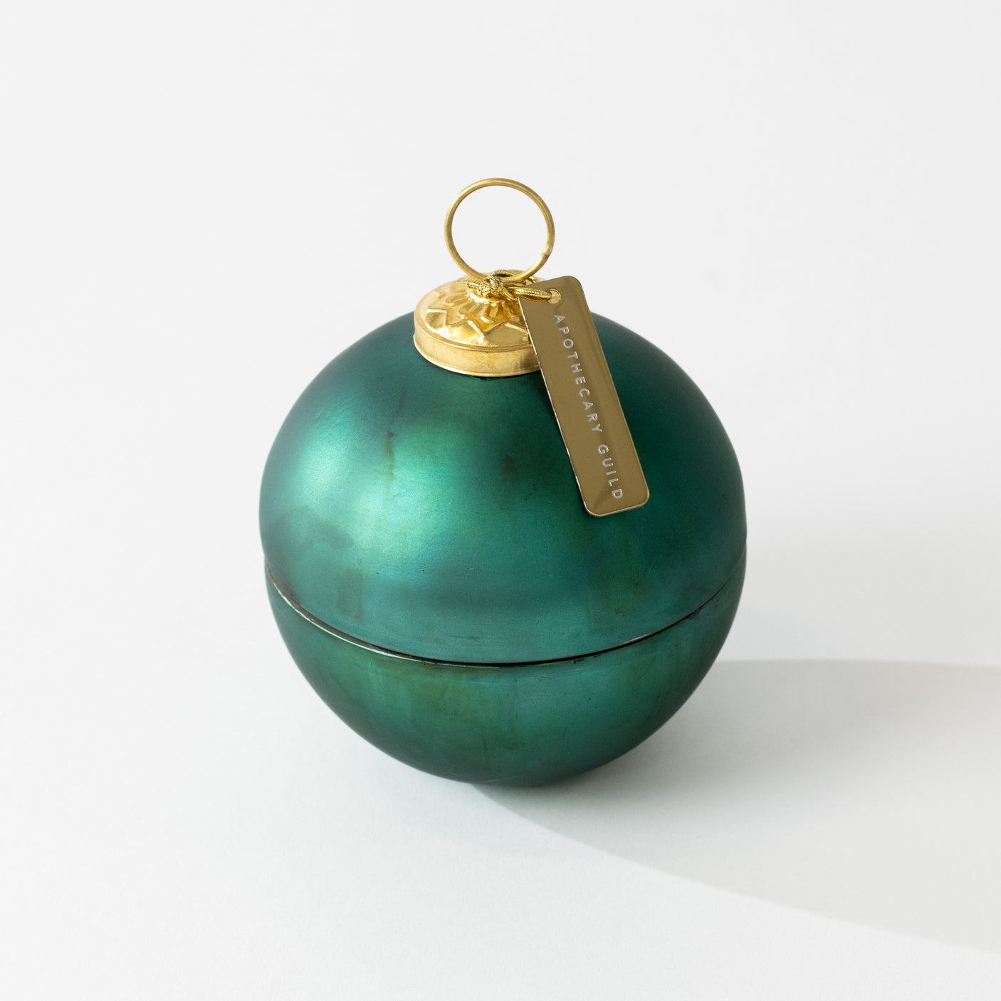 Green Ornament Ball Scented Candle