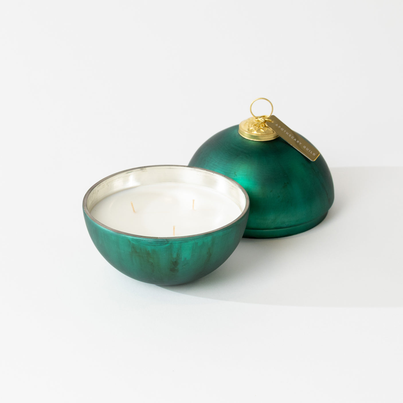 Green Ornament Ball Scented Candle