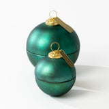 Green Ornament Ball Scented Candle