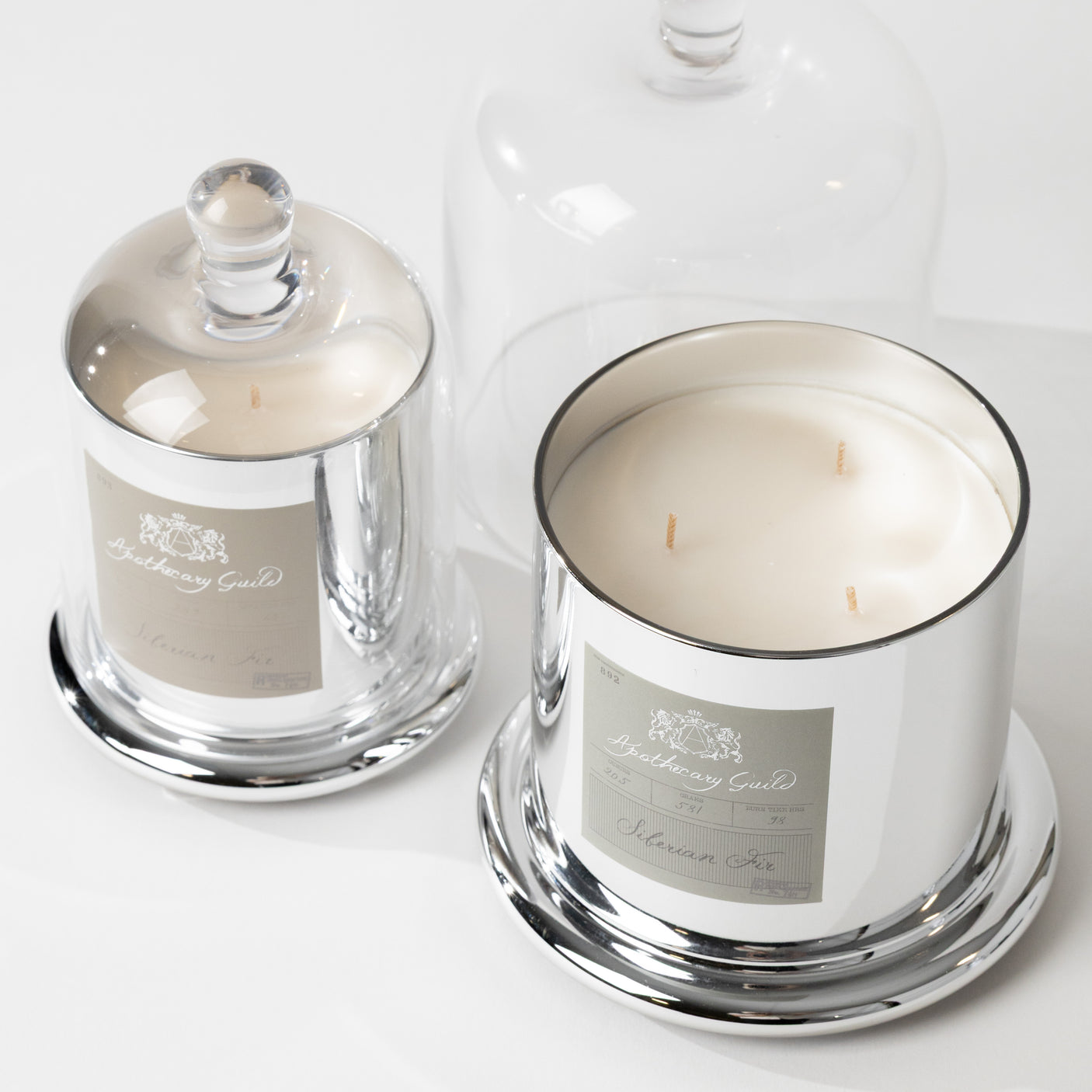 Siberian Fir Glass Dome Candle