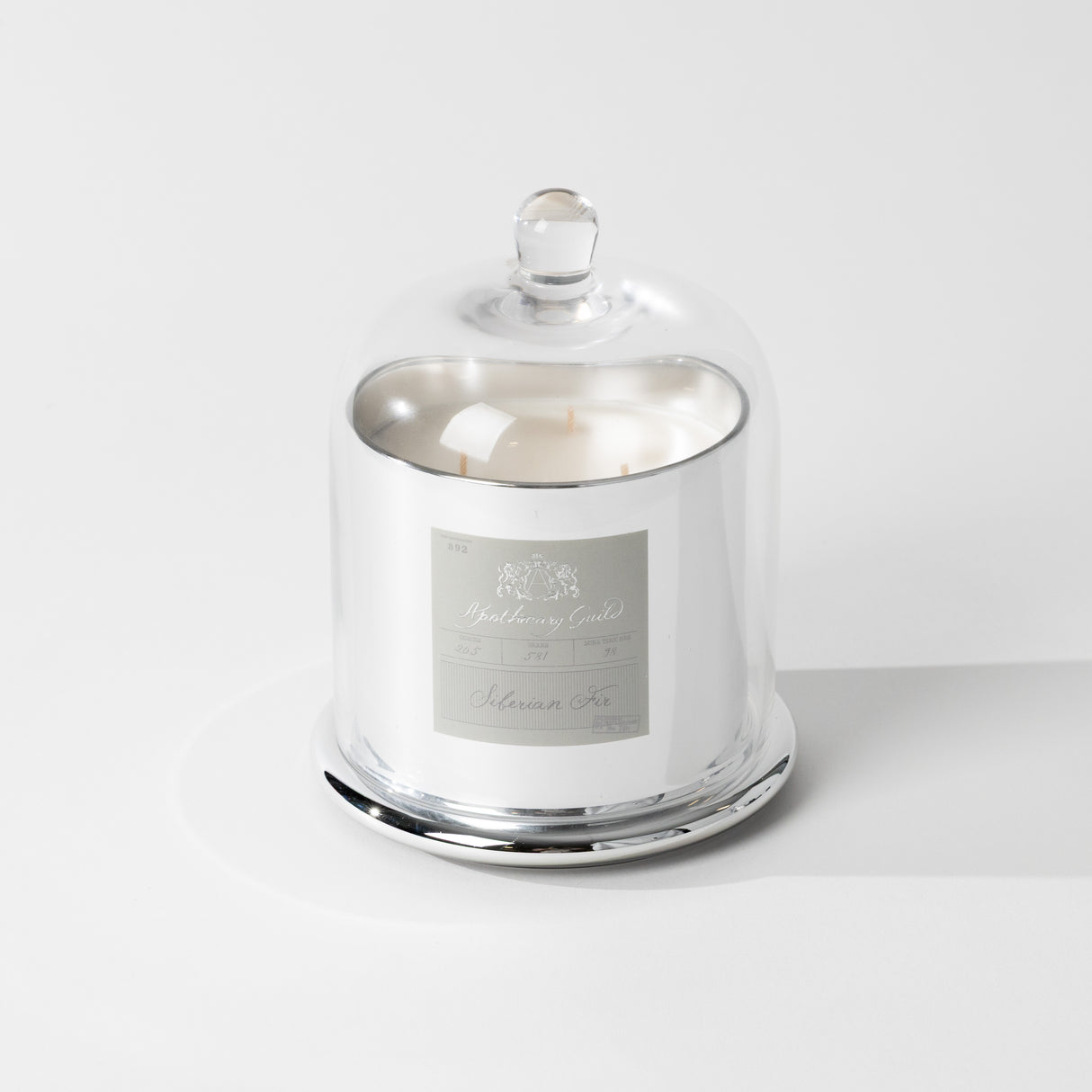 Siberian Fir Glass Dome Candle
