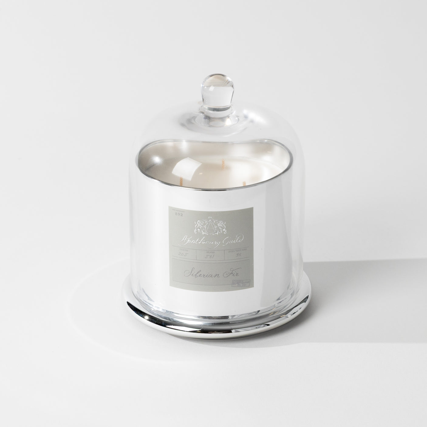 Siberian Fir Glass Dome Candle