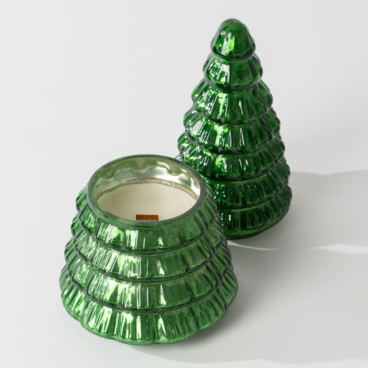 Large Glass Tree Scented Candle