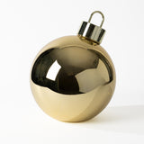 Gold Glass LED Ornament Ball