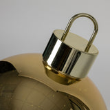 Gold Glass LED Ornament Ball