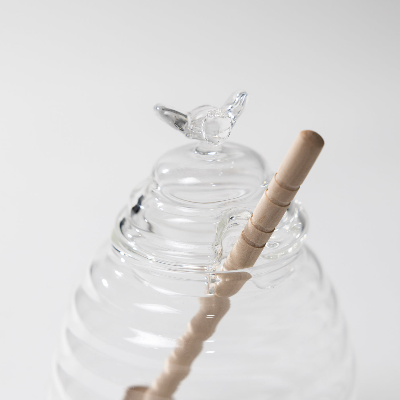 Glass Honey Jar