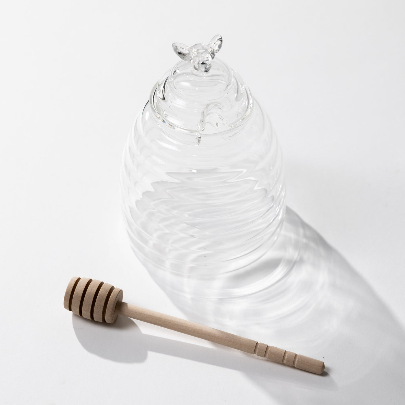 Glass Honey Jar