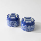 Honeydew Crush Blue Tin Candle Set