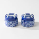 Honeydew Crush Blue Tin Candle Set