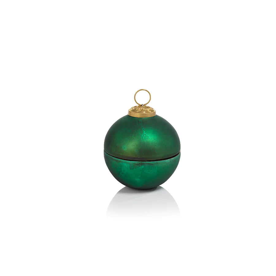 Green Ornament Ball Scented Candle