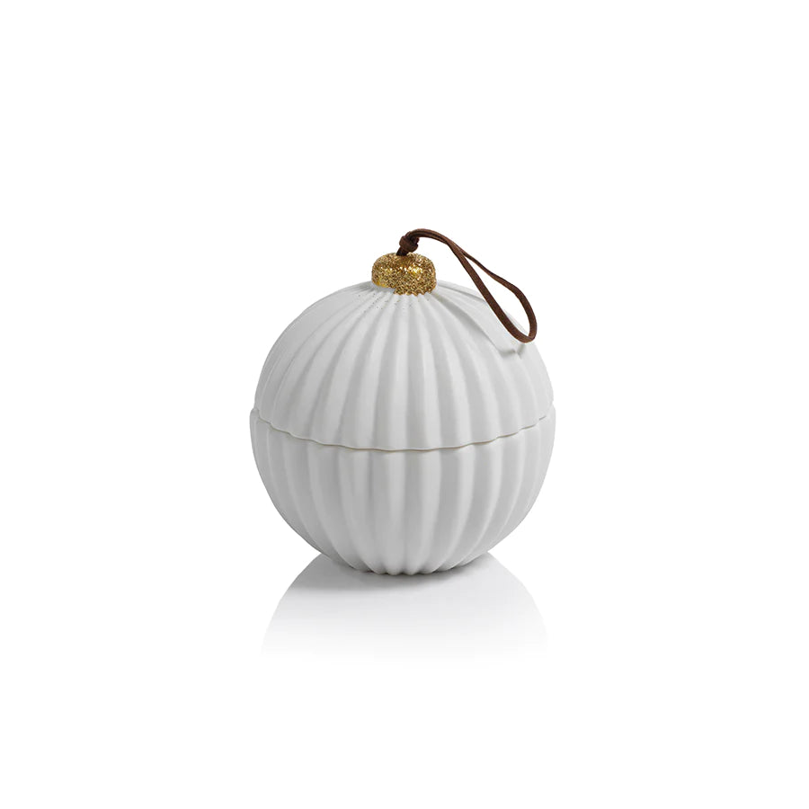 White Porcelain Ornament Candle