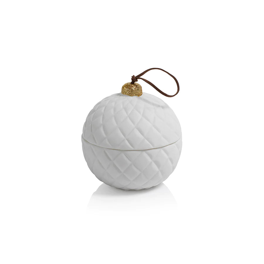 White Porcelain Ornament Candle