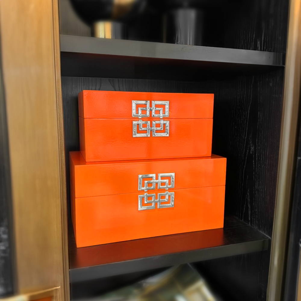 Decorative Orange Box Set