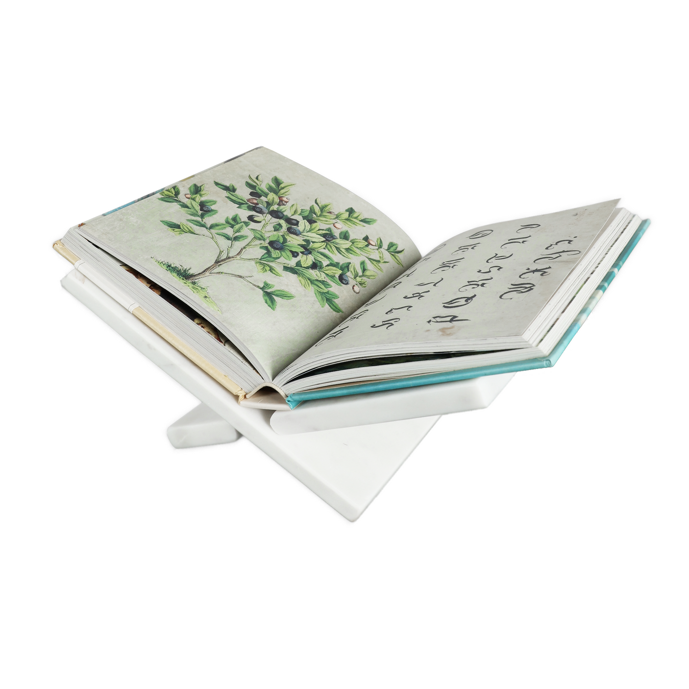 Interlocking Marble Book Holder