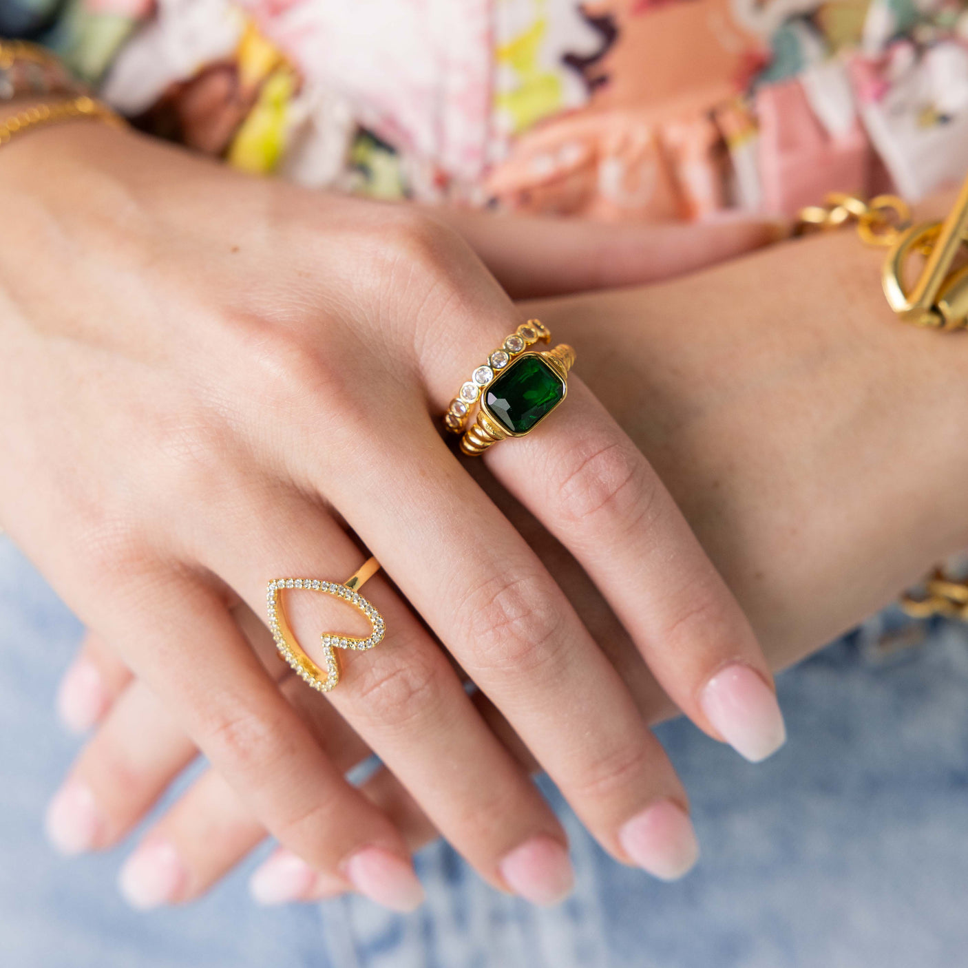 Emerald Gemstone Ring