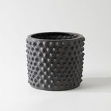 Knobbed Planter - Dark Grey