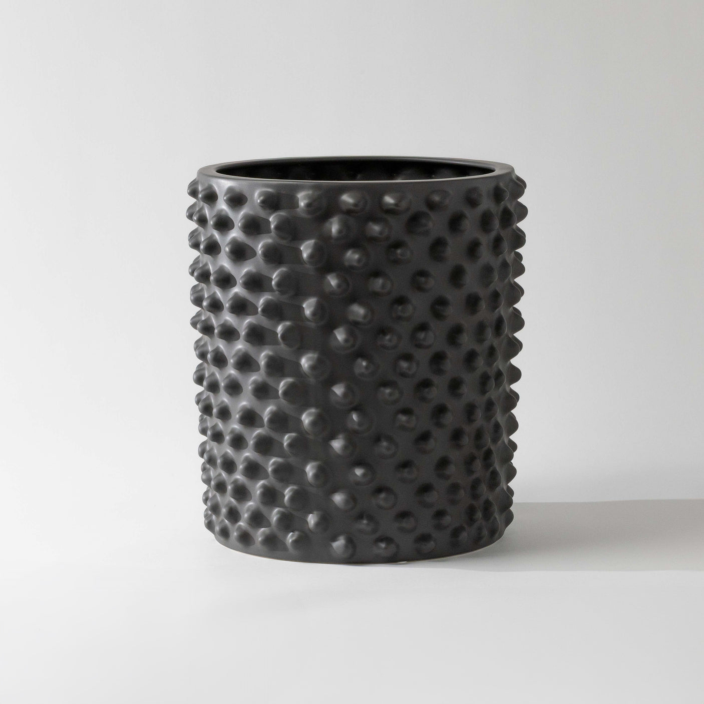 Knobbed Planter - Dark Grey