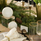 White Lacquer Ball Candles