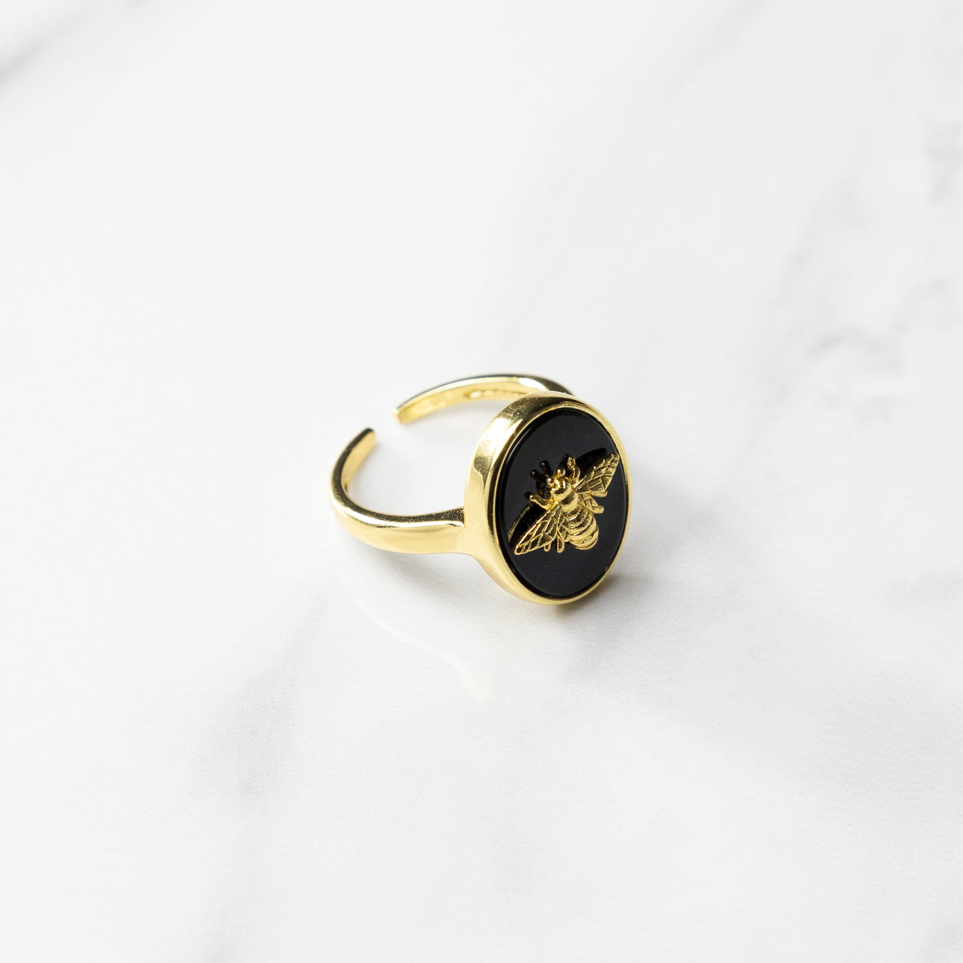 BEEutiful Black Ring