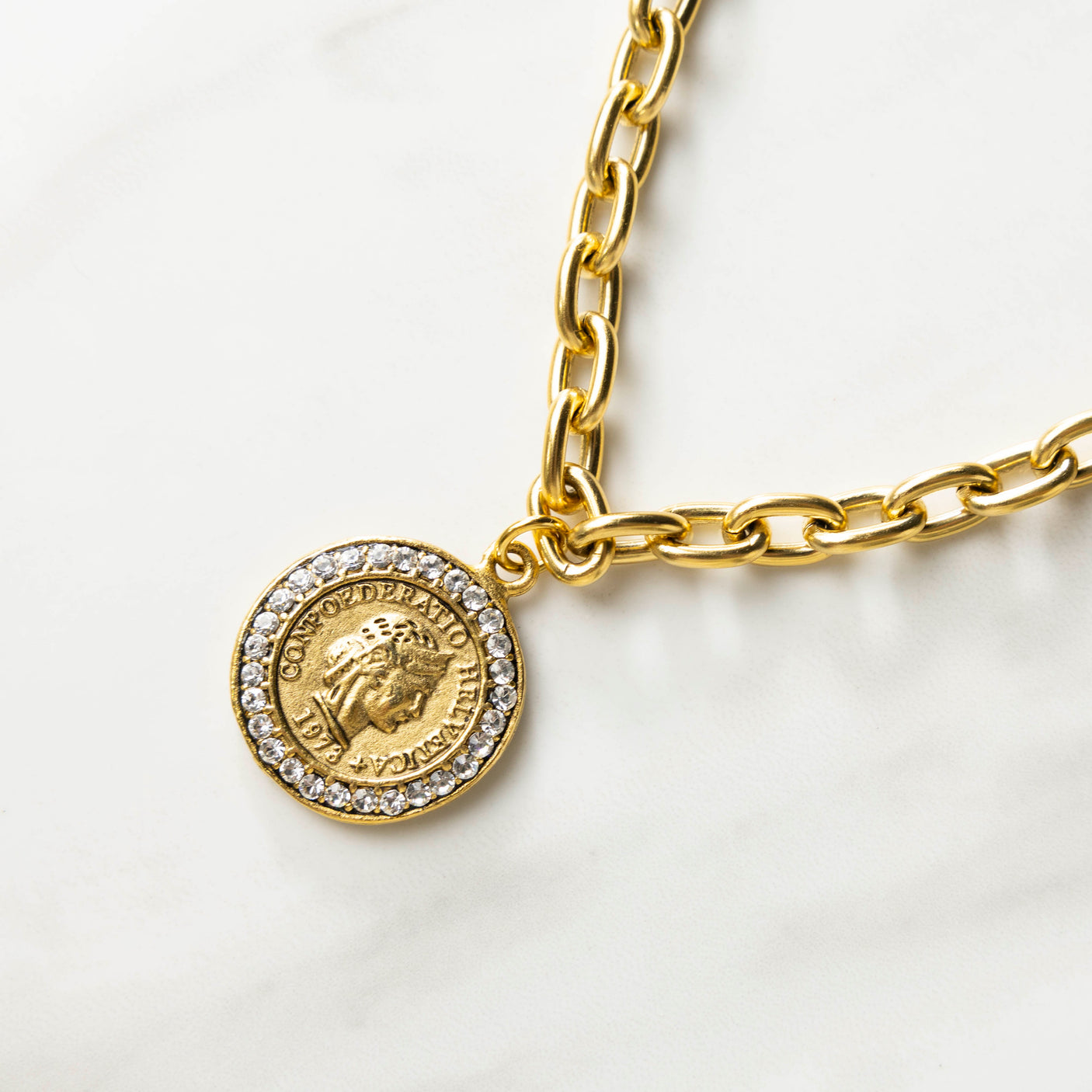 Swiss Coin Necklace