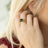 Black Gemstone Ring