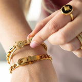 Gold Belt Bracelet