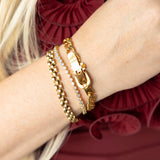 Gold Belt Bracelet