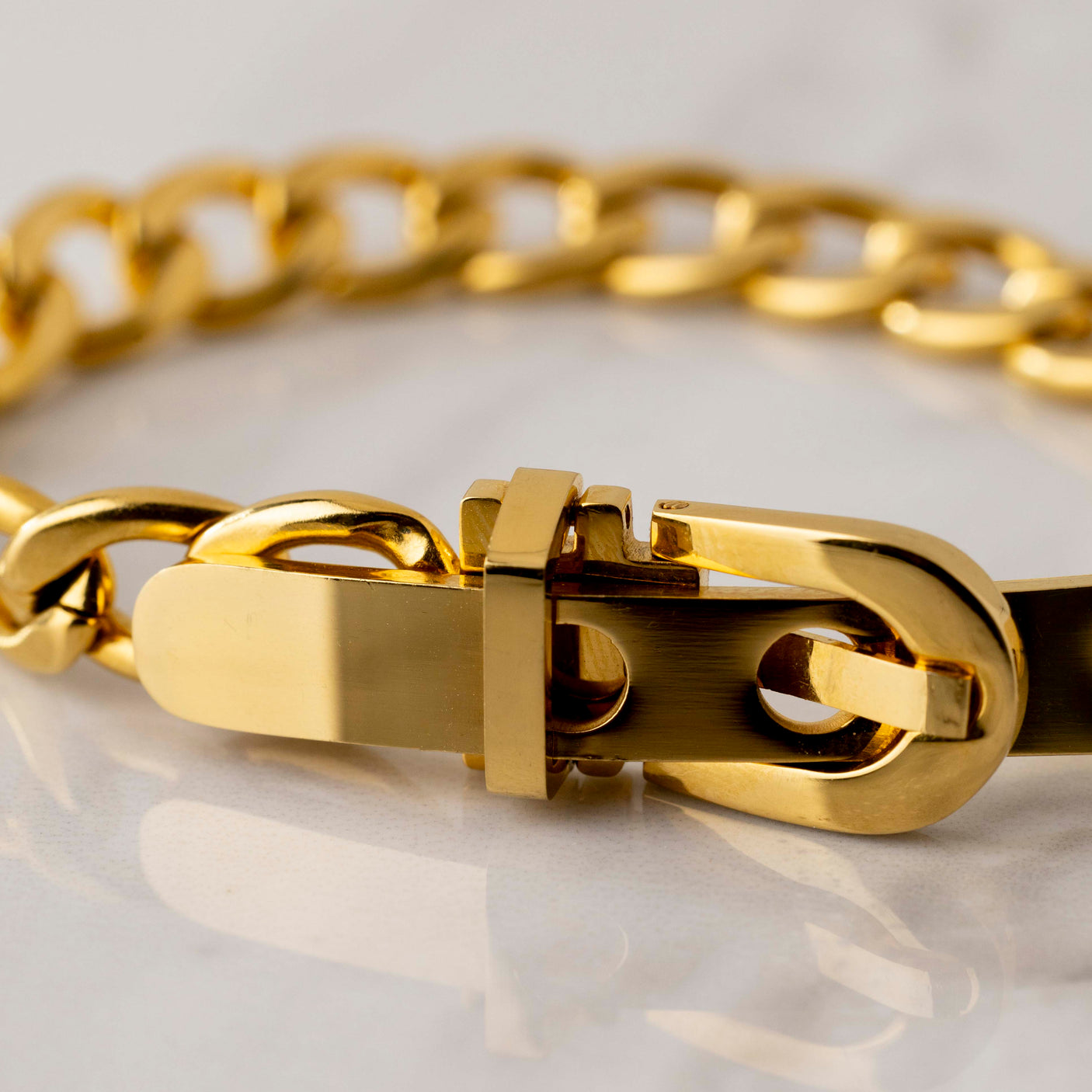 Gold Belt Bracelet