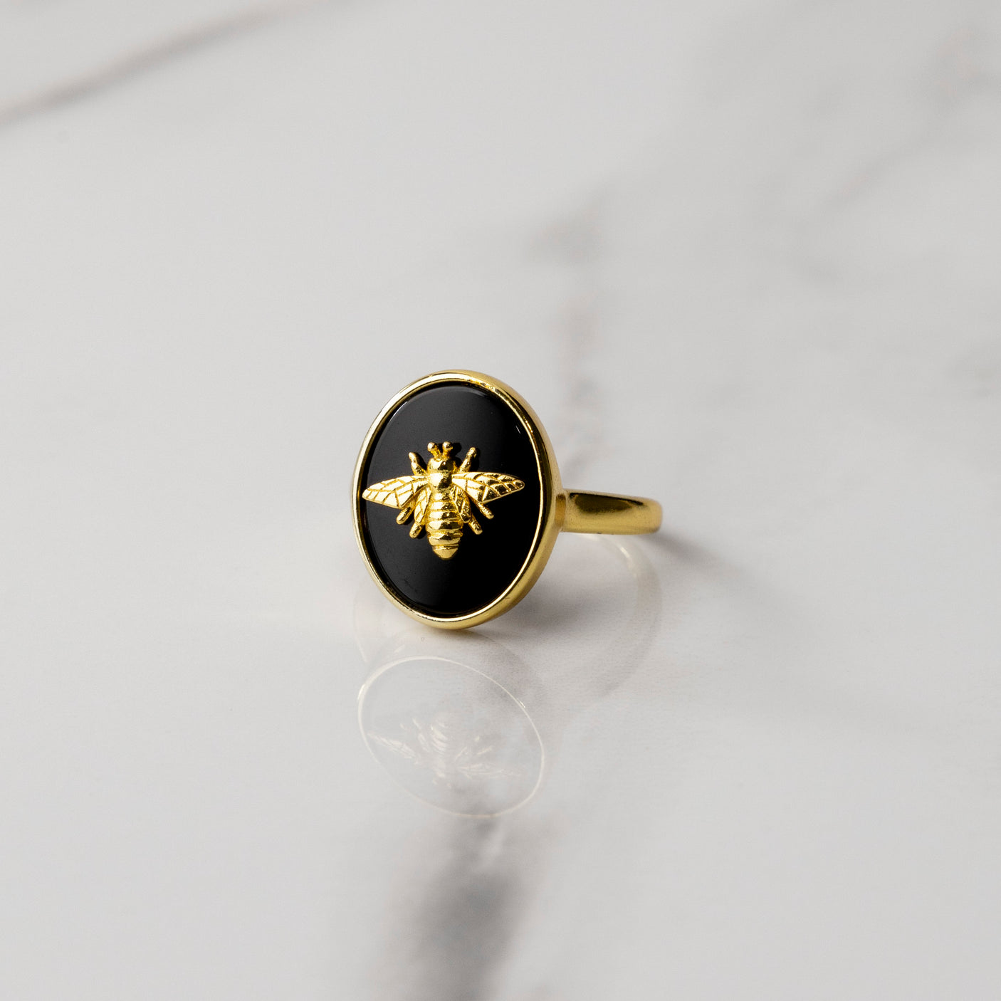 BEEutiful Black Ring