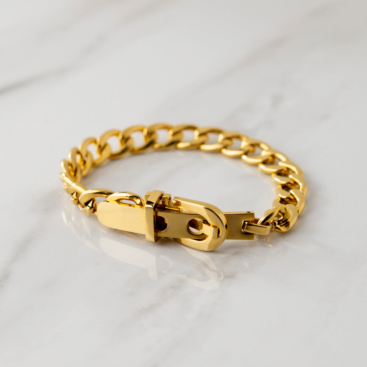 Gold Belt Bracelet