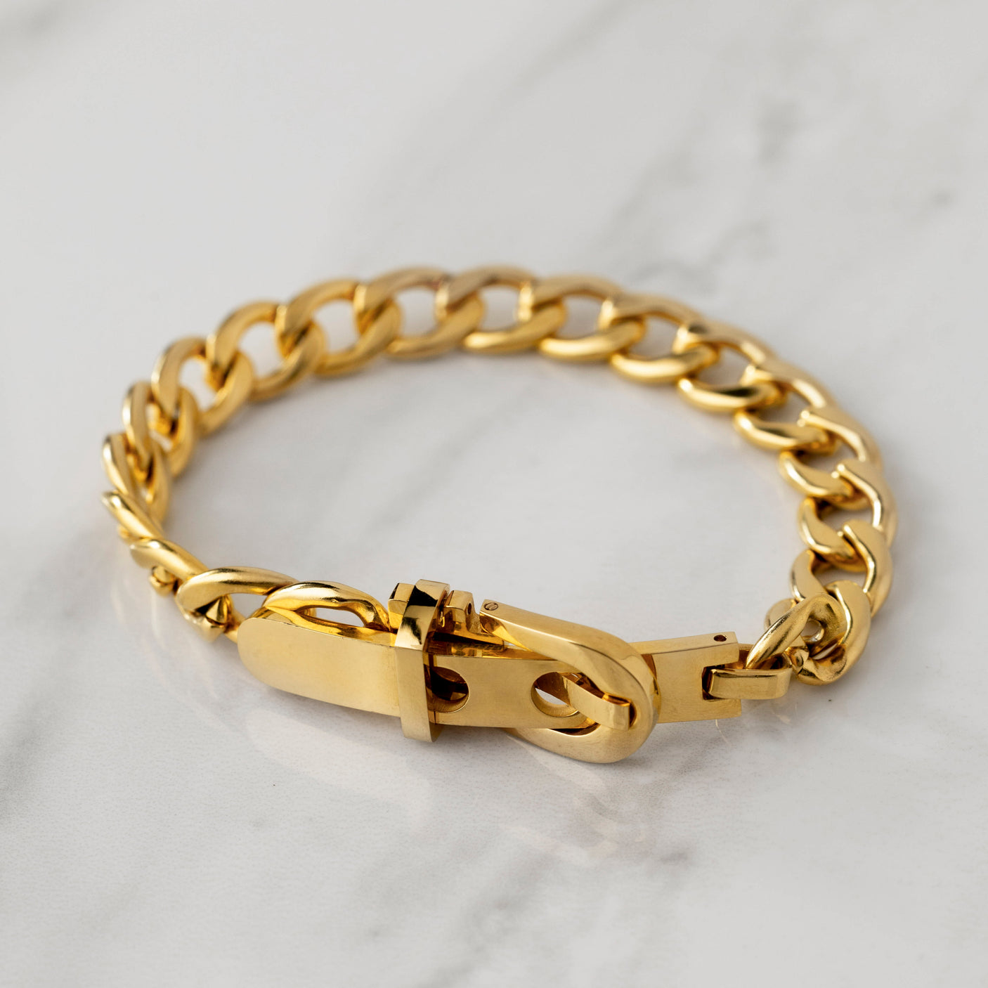 Gold Belt Bracelet