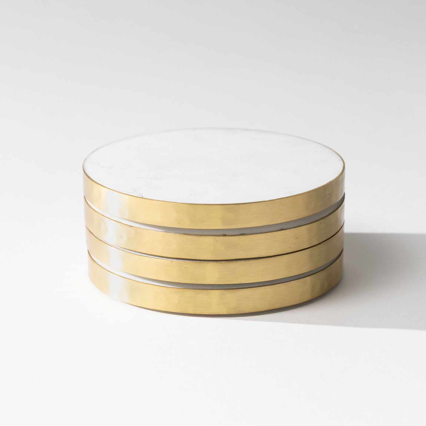 Marble Round Coasters