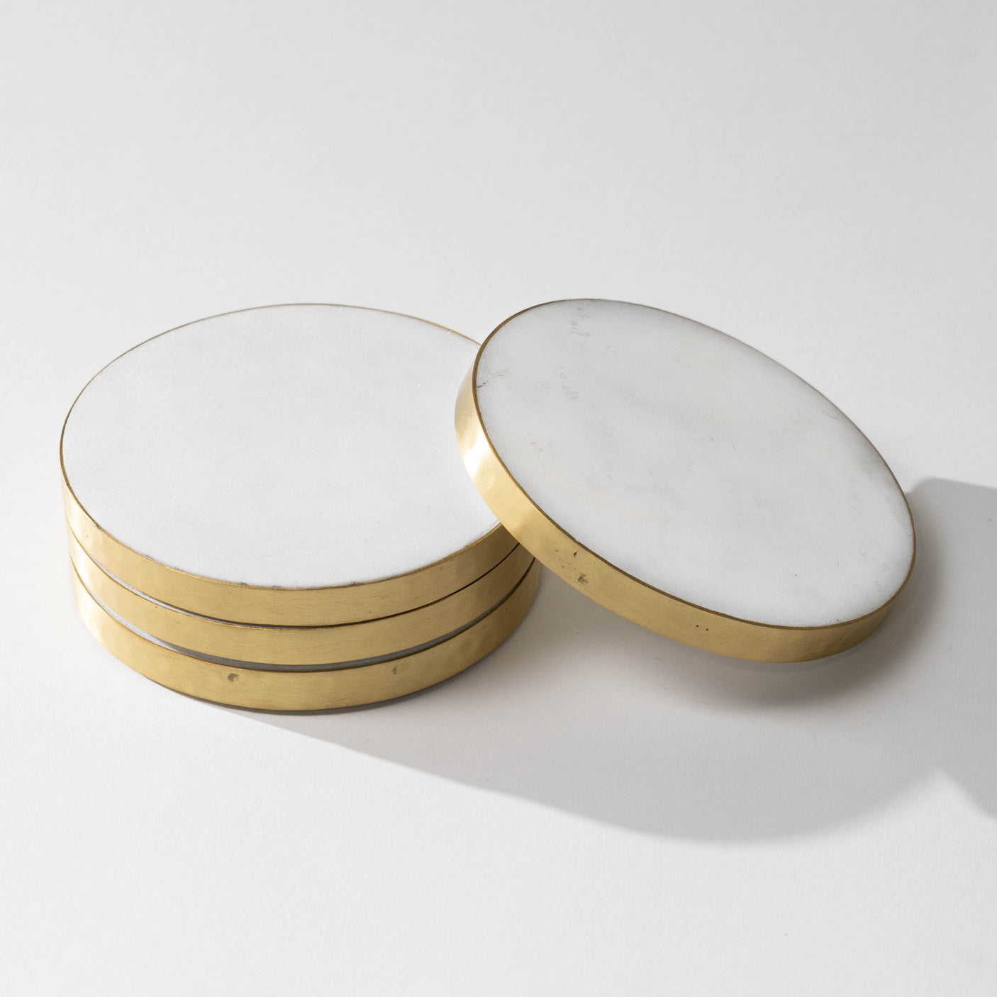 Marble Round Coasters