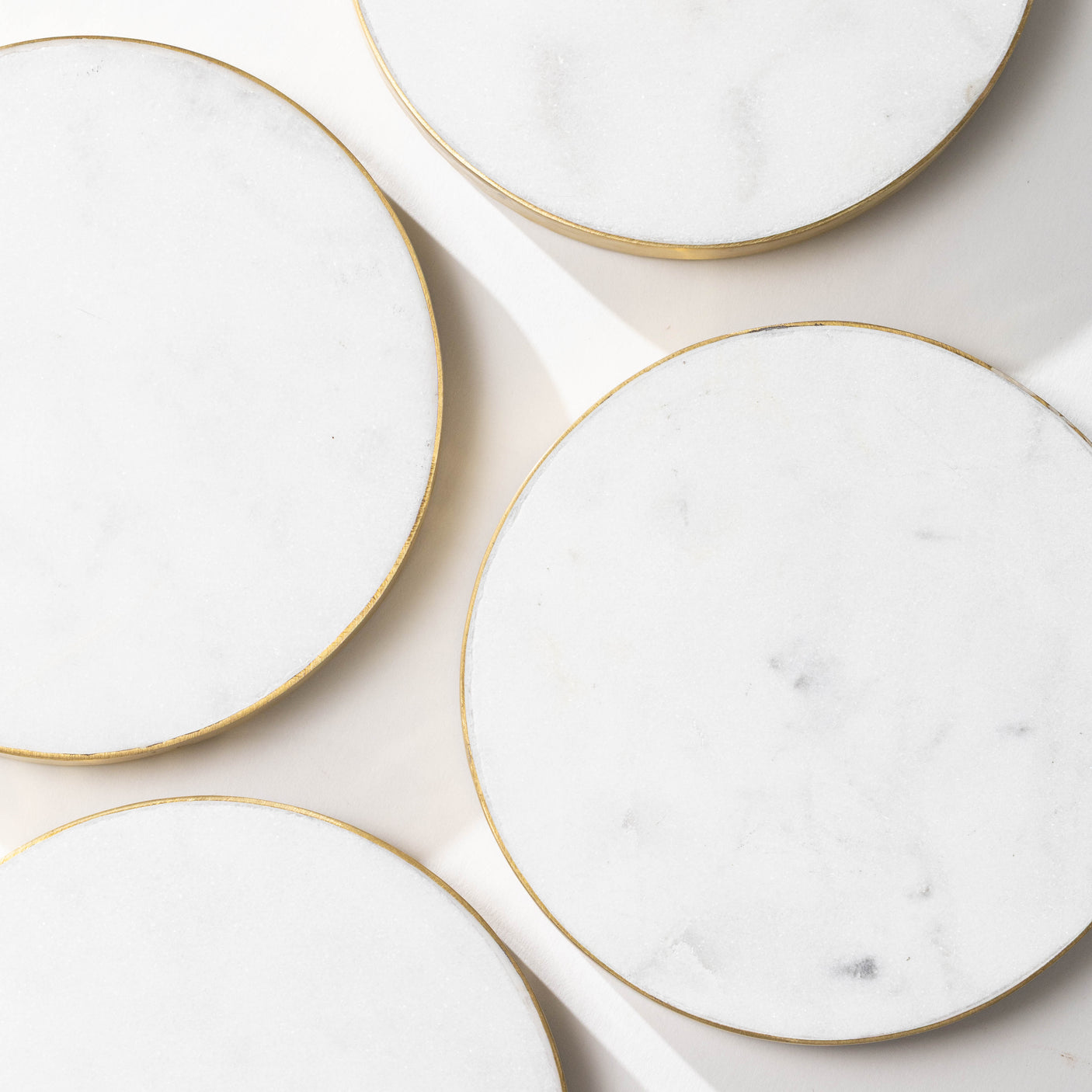 Marble Round Coasters