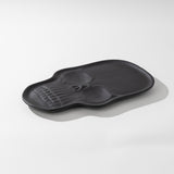 Matte Black Skull Platter