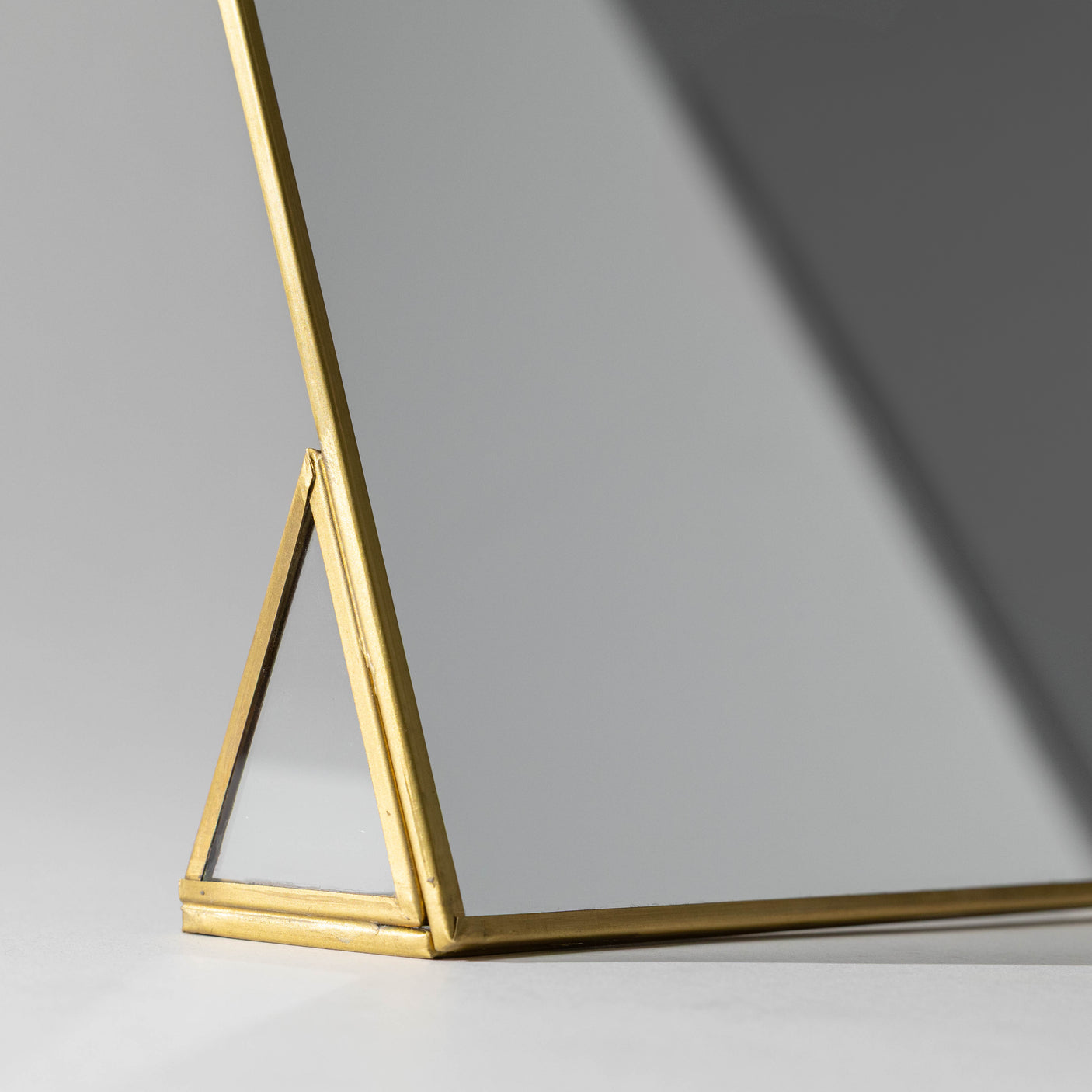 Metal Framed Standing Mirror