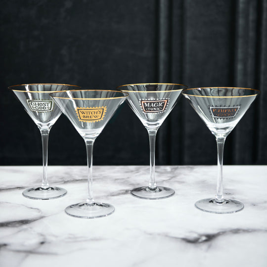 Halloween Martini Glass Set