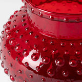 Red Hobnail Vase