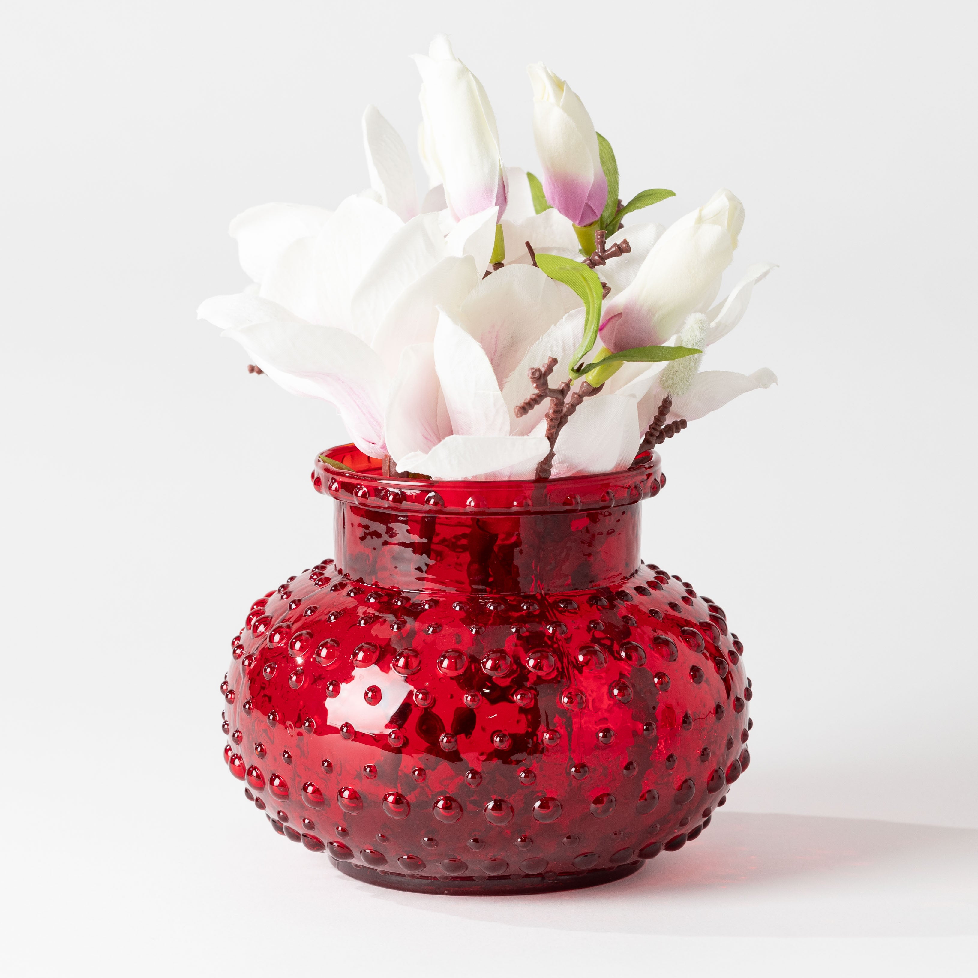 Red Hobnail Vase – Modern Locke
