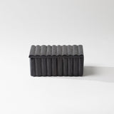Reeded Black Marble Box