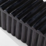 Reeded Black Marble Box