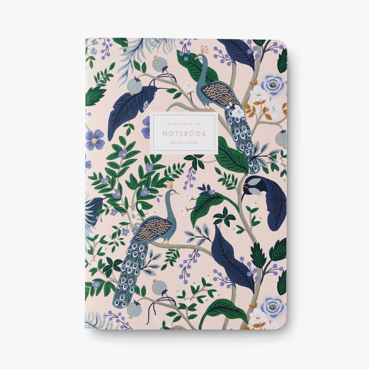 Assorted Set of 3 Peacock Notebooks